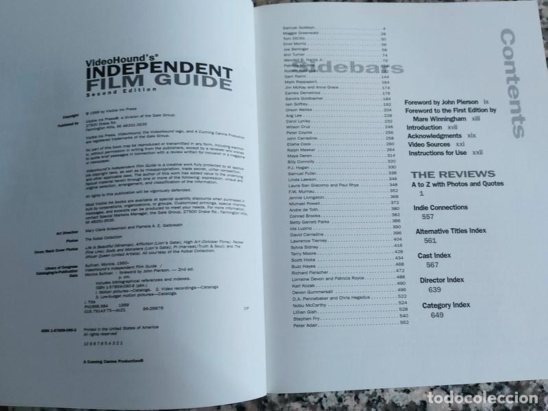 Libros de segunda mano: Videohounds Independent Film Guide - Foto 3