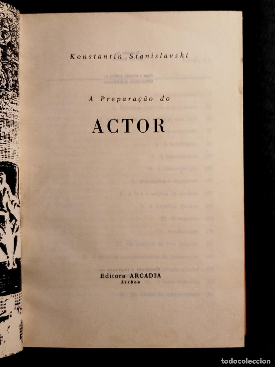 Libros de segunda mano: Stanislavski. A prepara&ccedil;ao do actor. - Foto 2
