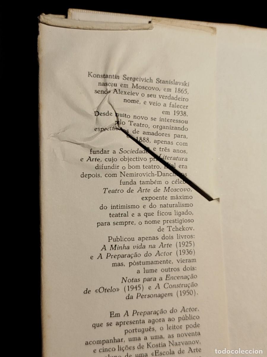 Libros de segunda mano: Stanislavski. A prepara&ccedil;ao do actor. - Foto 11