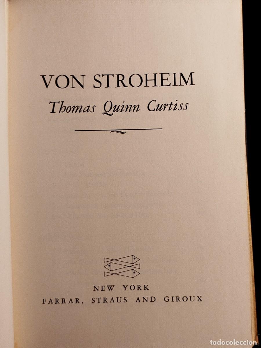 Libros de segunda mano: 1971. Von Stroheim. Thomas Quinn Curtis. - Foto 2