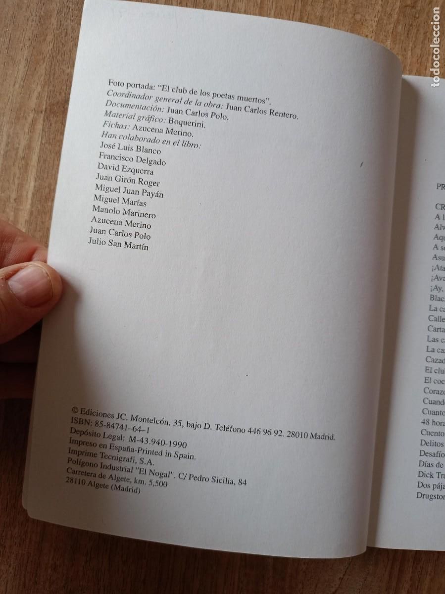 Libros de segunda mano: TODOS LOS ESTRENOS DE 1990. EDICIONES JC. 1990 - Foto 4
