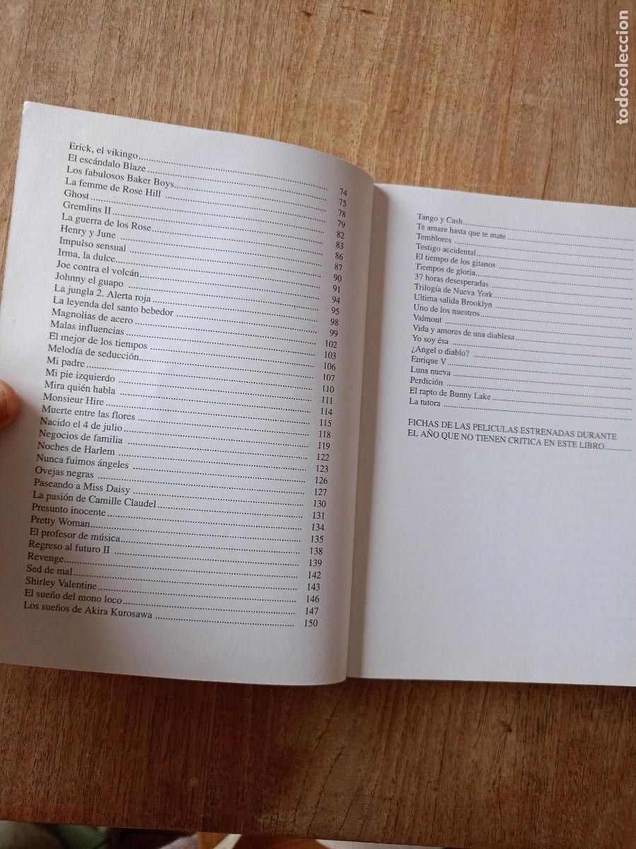Libros de segunda mano: TODOS LOS ESTRENOS DE 1990. EDICIONES JC. 1990 - Foto 10