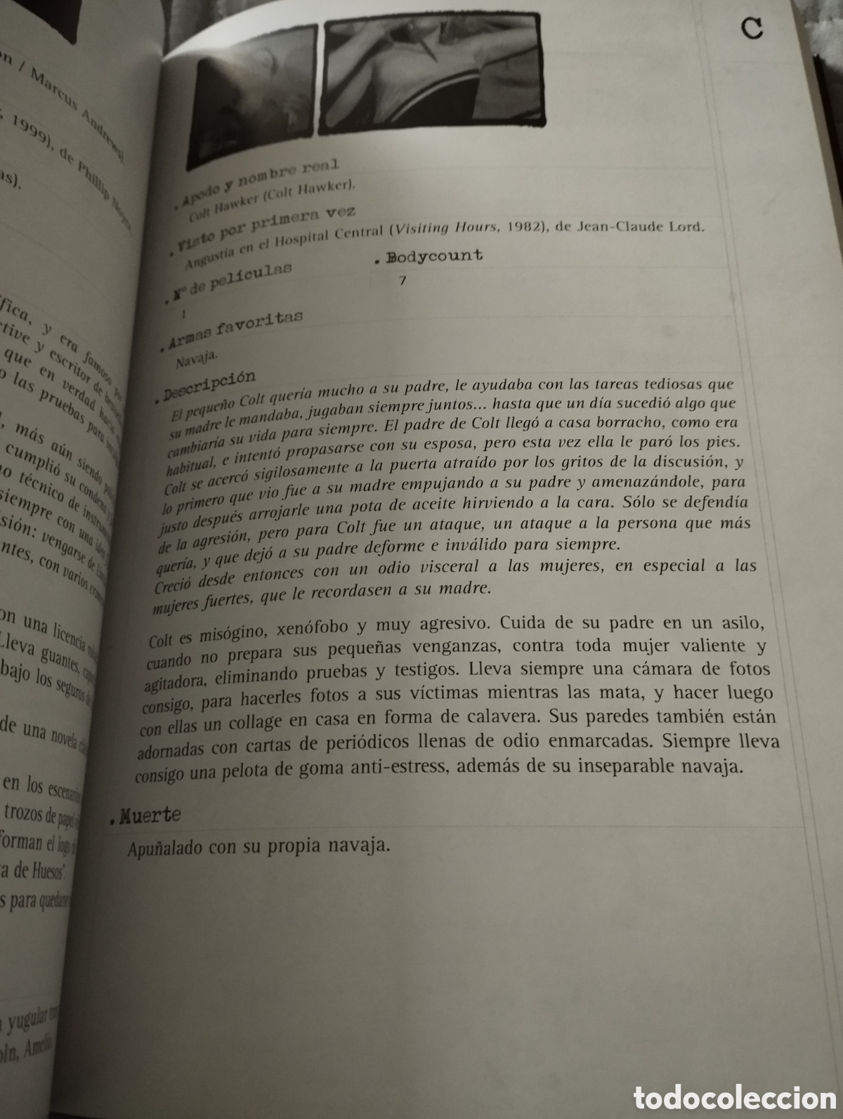 Libros de segunda mano: Psychobase 333 asesinos de cine - Foto 3