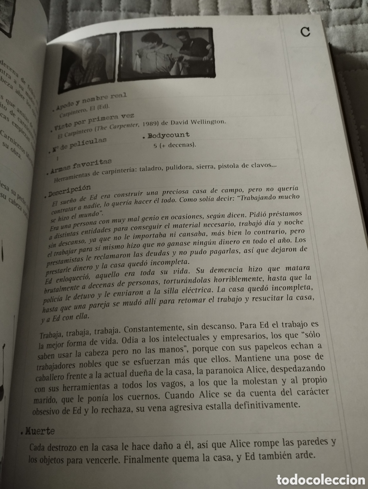 Libros de segunda mano: Psychobase 333 asesinos de cine - Foto 4