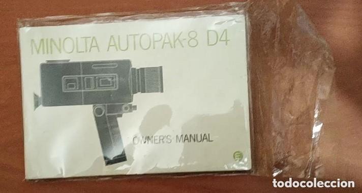 Libros de segunda mano: MINOLTA AUTOPAK-8 D4 instrucciones en ingles - Foto 1