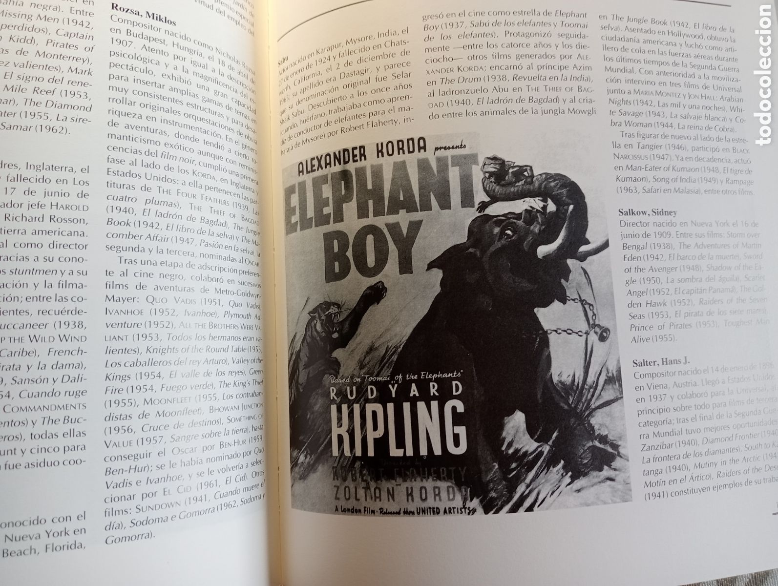 Libros de segunda mano: DICCIONARIO DEL CINE DE AVENTURAS.JAVIER COMA - Foto 5