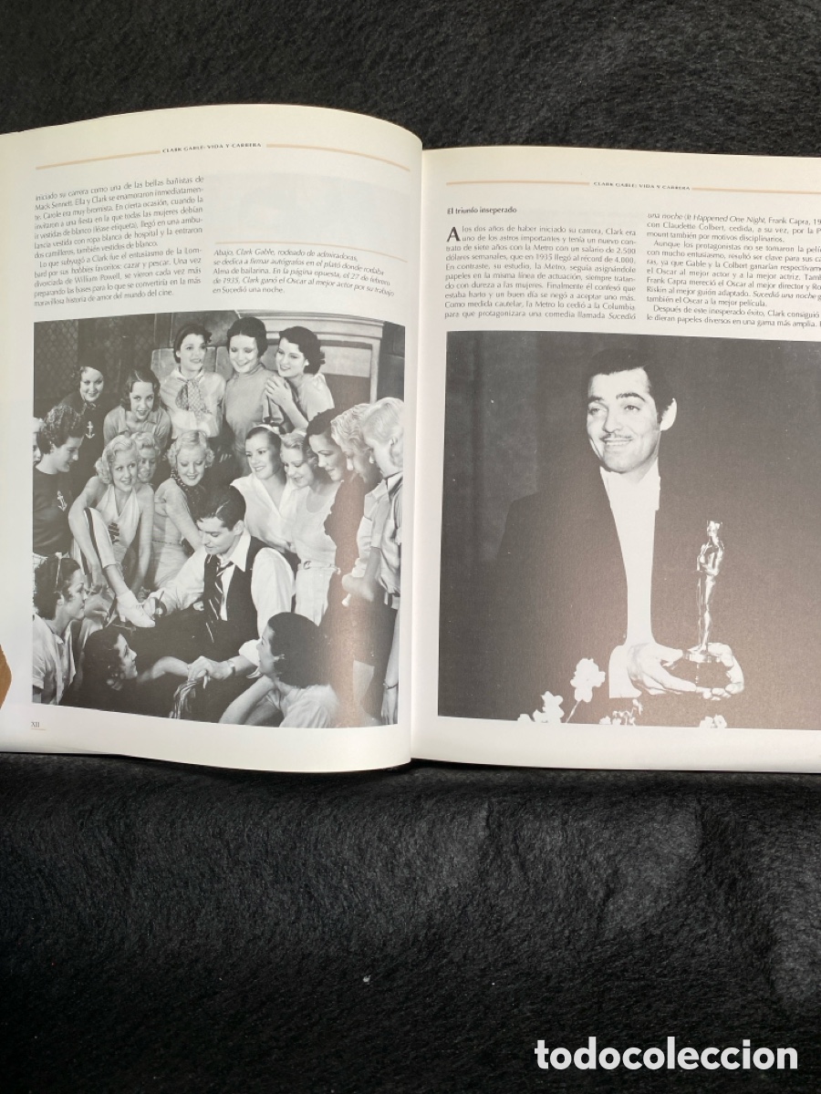 Libros de segunda mano: Libro Clark Gable de la serie mitos del cine - Foto 3
