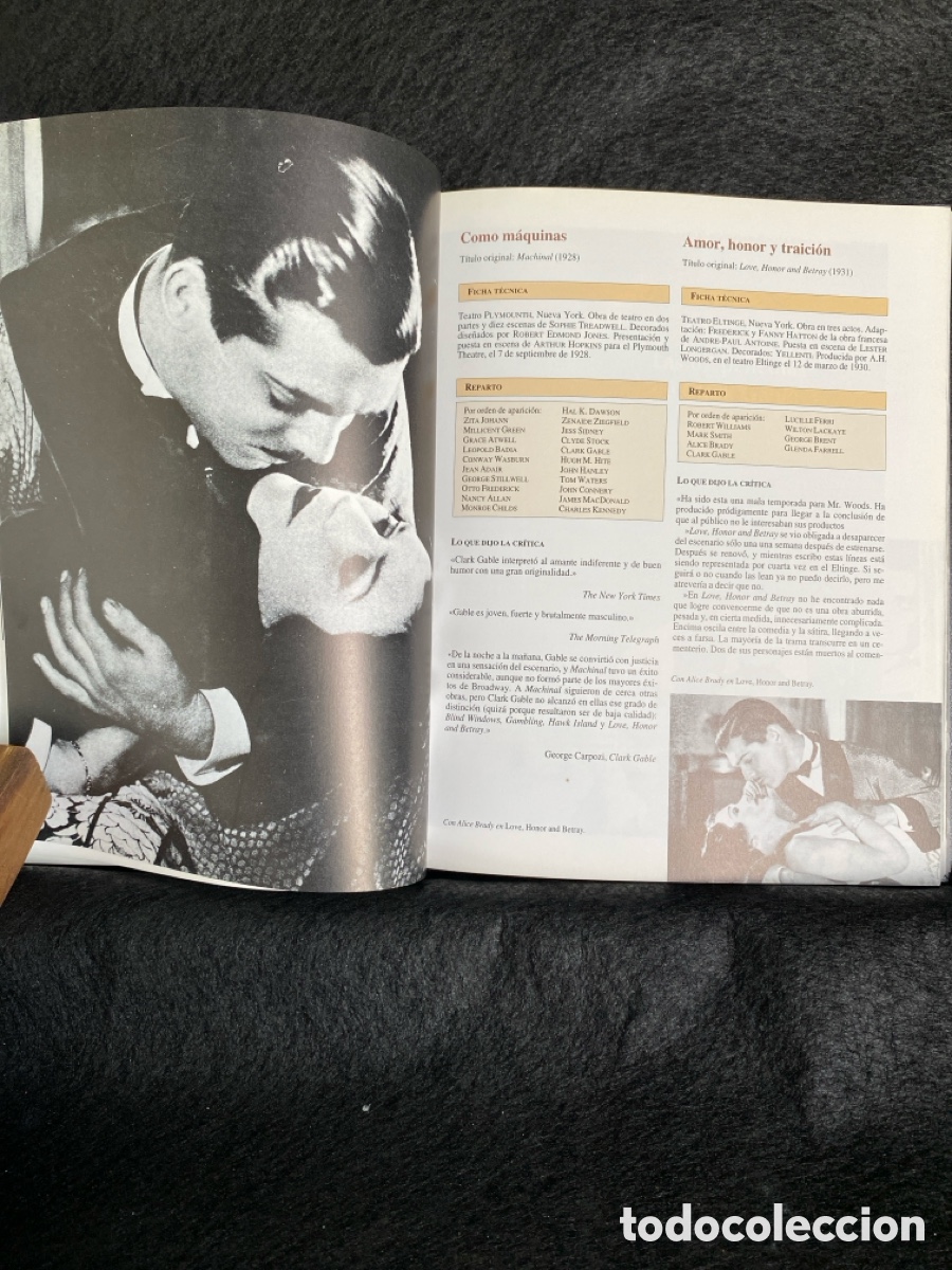 Libros de segunda mano: Libro Clark Gable de la serie mitos del cine - Foto 4