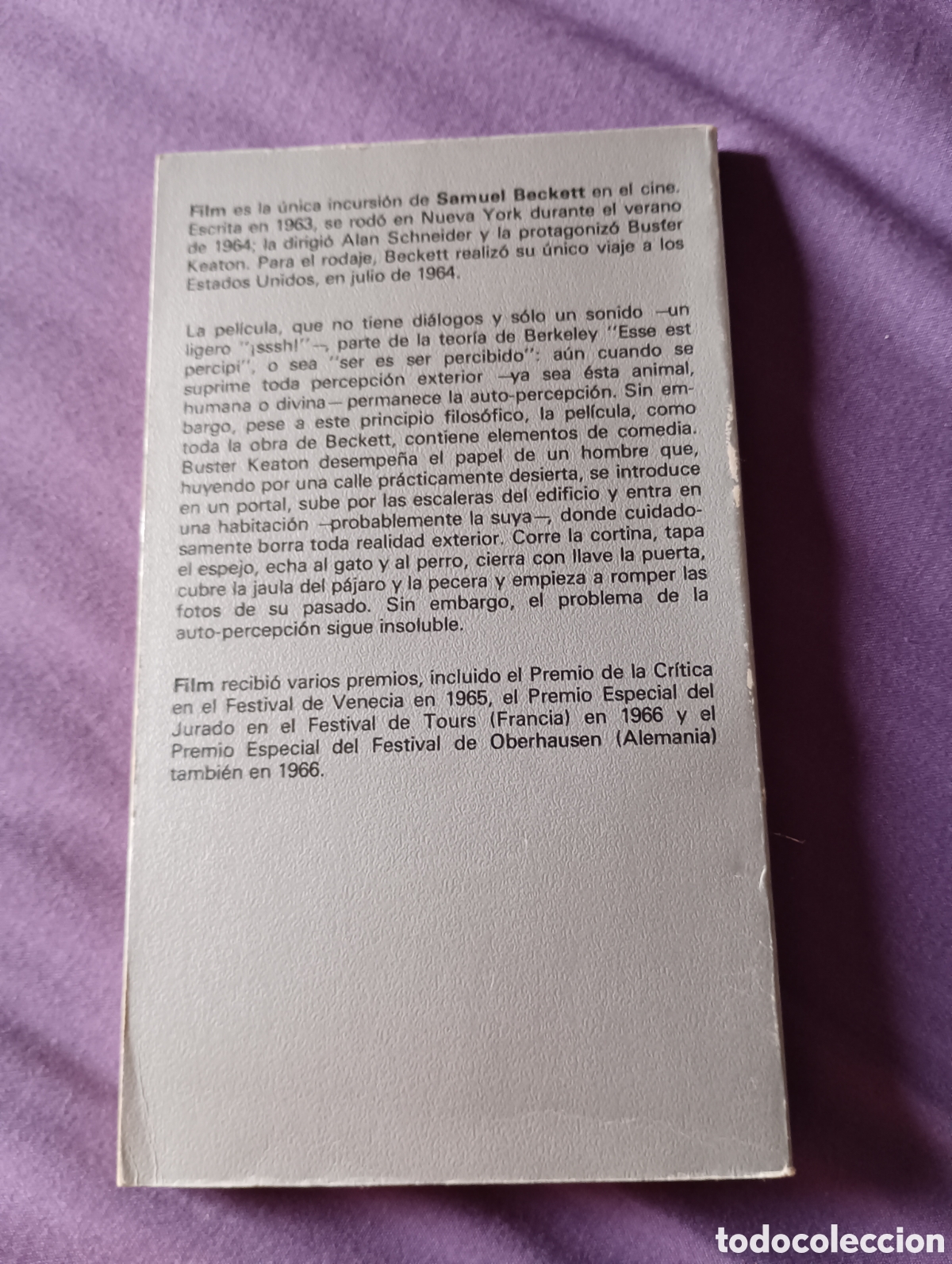 Libros de segunda mano: Samuel Beckett - Film - Foto 2