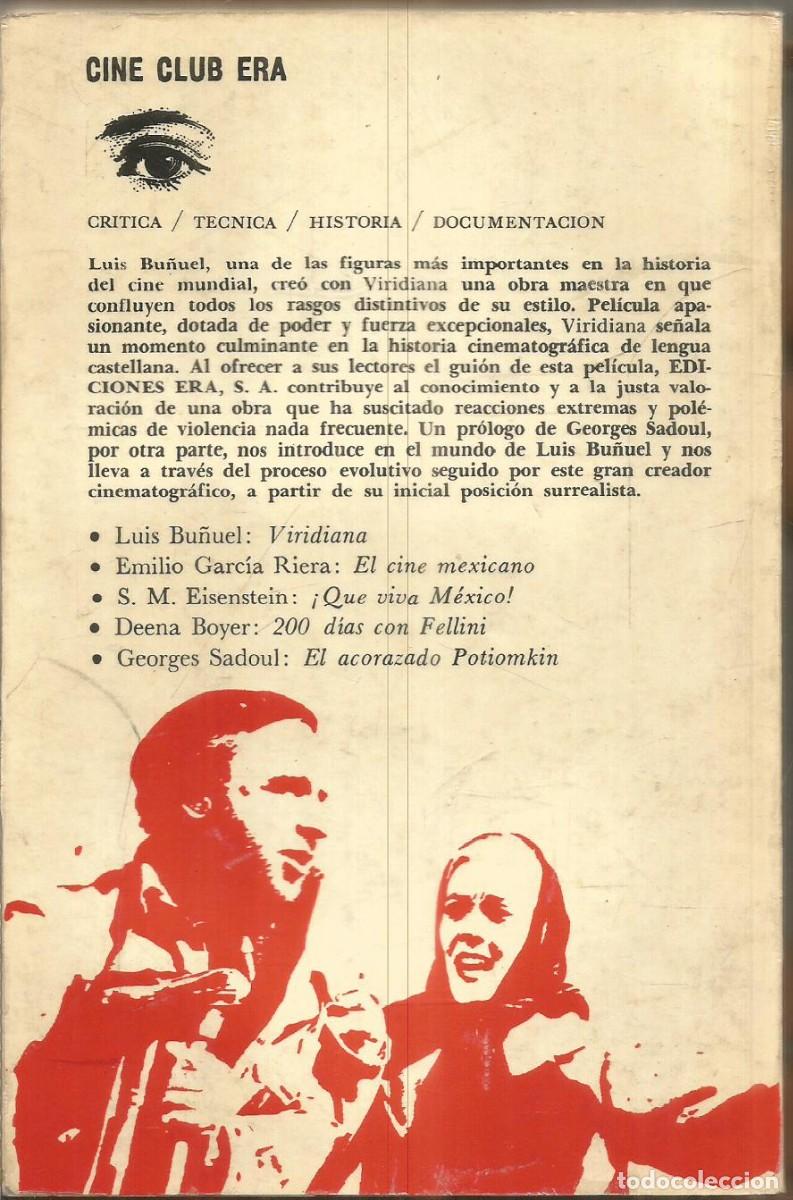Libros de segunda mano: LUIS BU&Ntilde;UEL. VIRIDIANA. EDICIONES ERA. - Foto 2