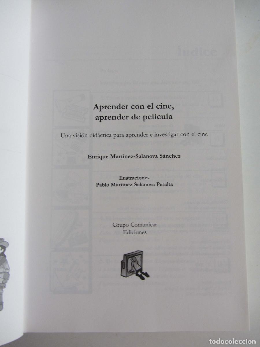 Libros de segunda mano: Aprender con el cine, aprender de pel&iacute;cula. Enrique Mart&iacute;nez-Salanova S&aacute;nchez - Foto 6