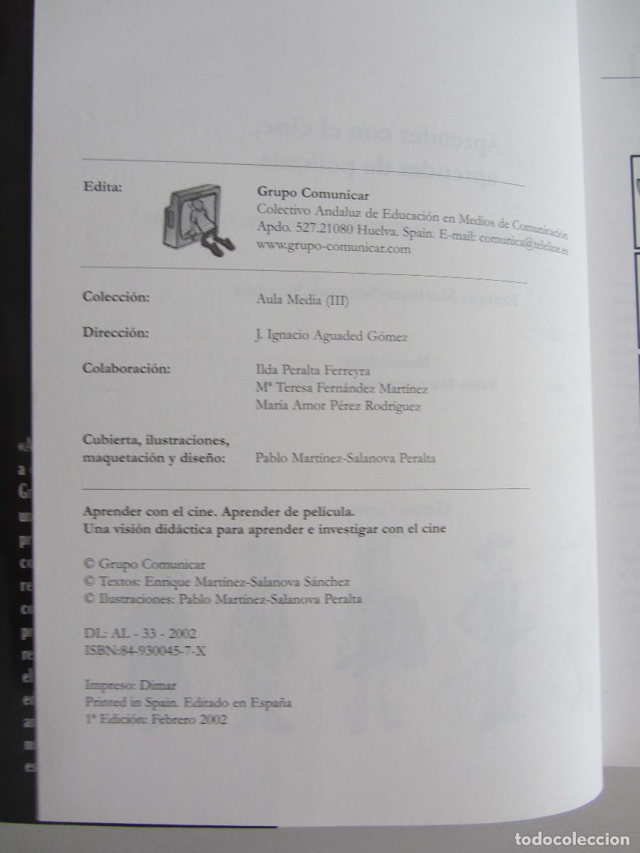 Libros de segunda mano: Aprender con el cine, aprender de pel&iacute;cula. Enrique Mart&iacute;nez-Salanova S&aacute;nchez - Foto 7