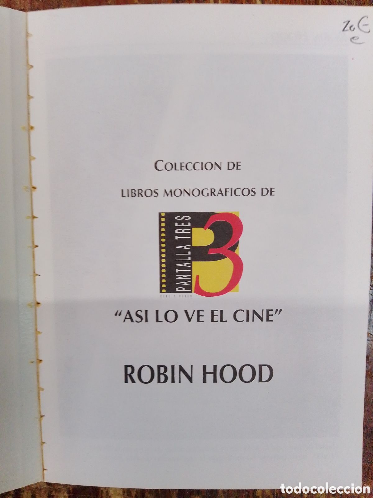 Libros de segunda mano: MONOGRAFICOS DE CINE. ROBIN HOOD. PANTALLA 3. - Foto 2
