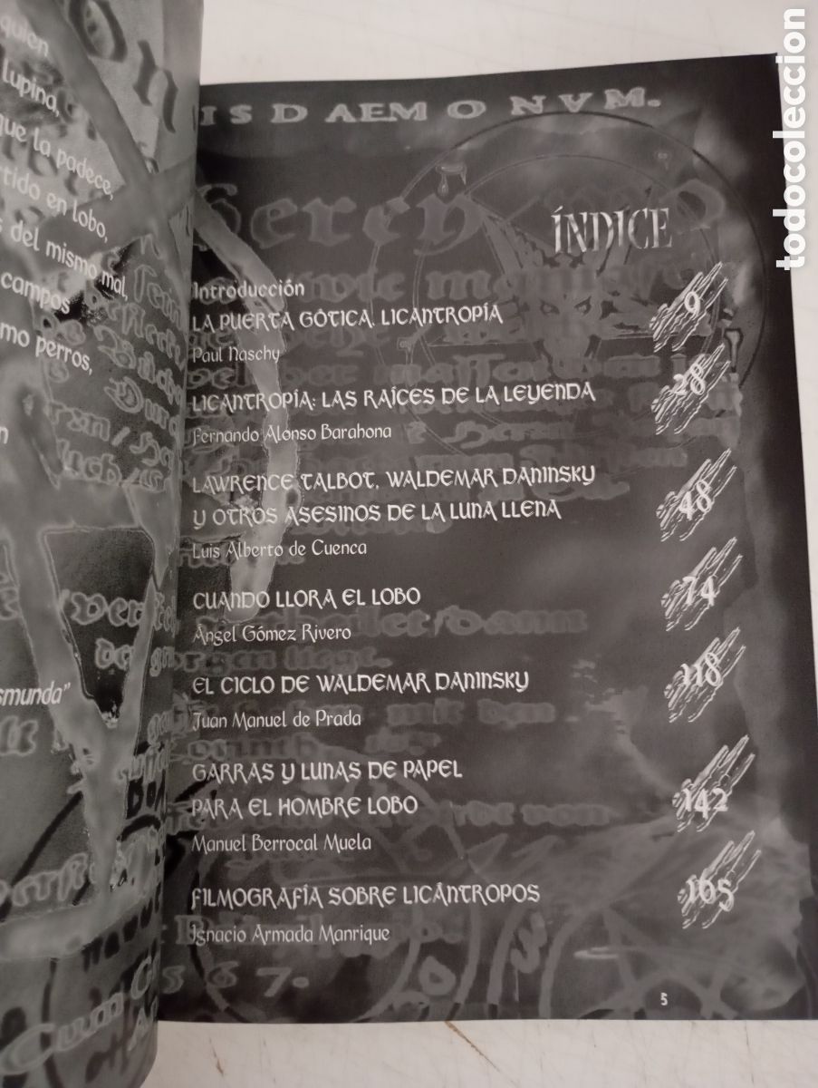Libros de segunda mano: LA MARCA DEL HOMBRE LOBO - VVAA. - Foto 3