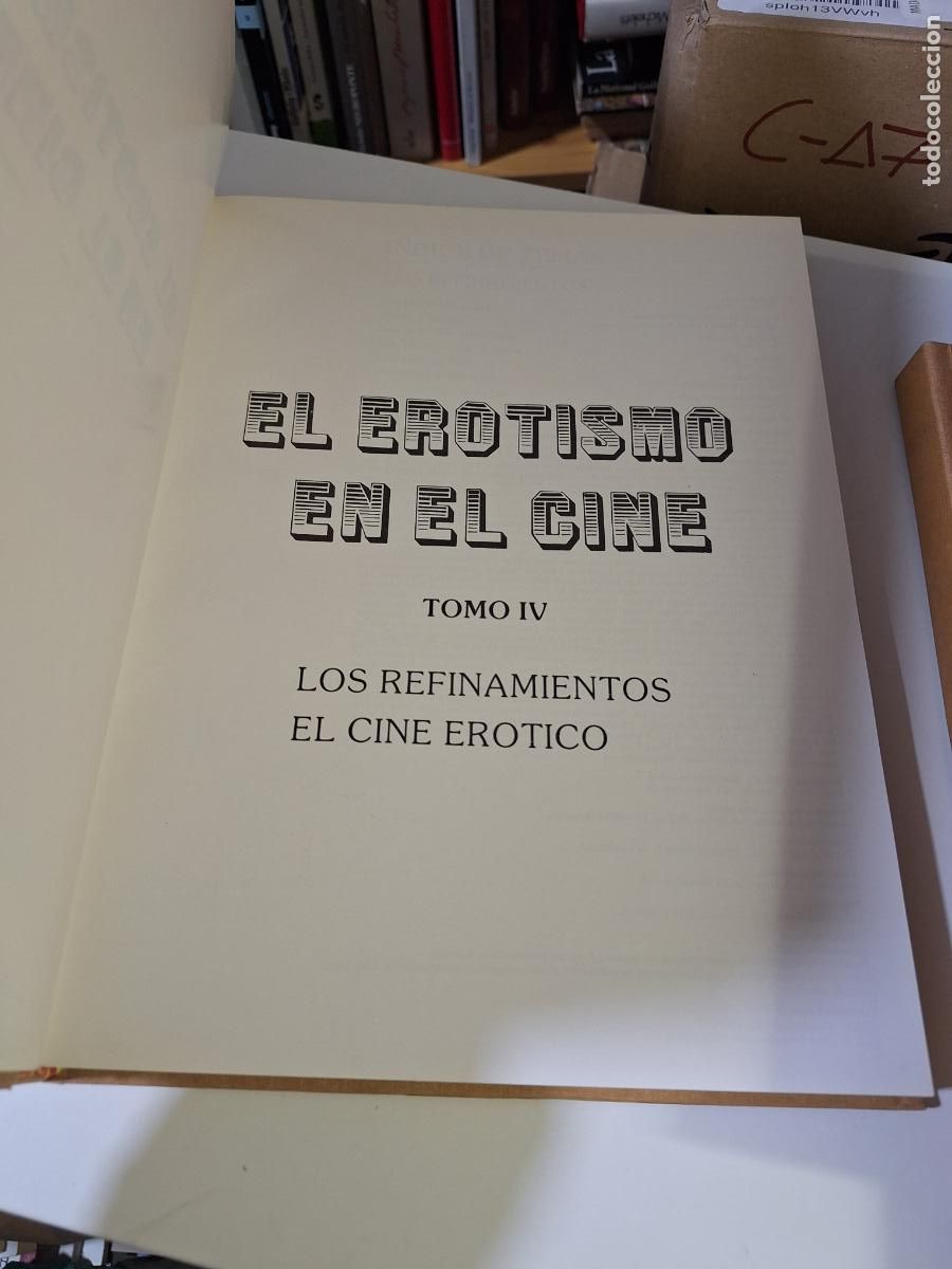 Libros de segunda mano: El erotismo en el cine - 4 tomos - Foto 3