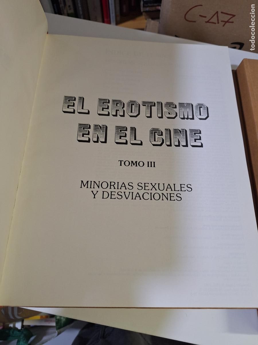 Libros de segunda mano: El erotismo en el cine - 4 tomos - Foto 4