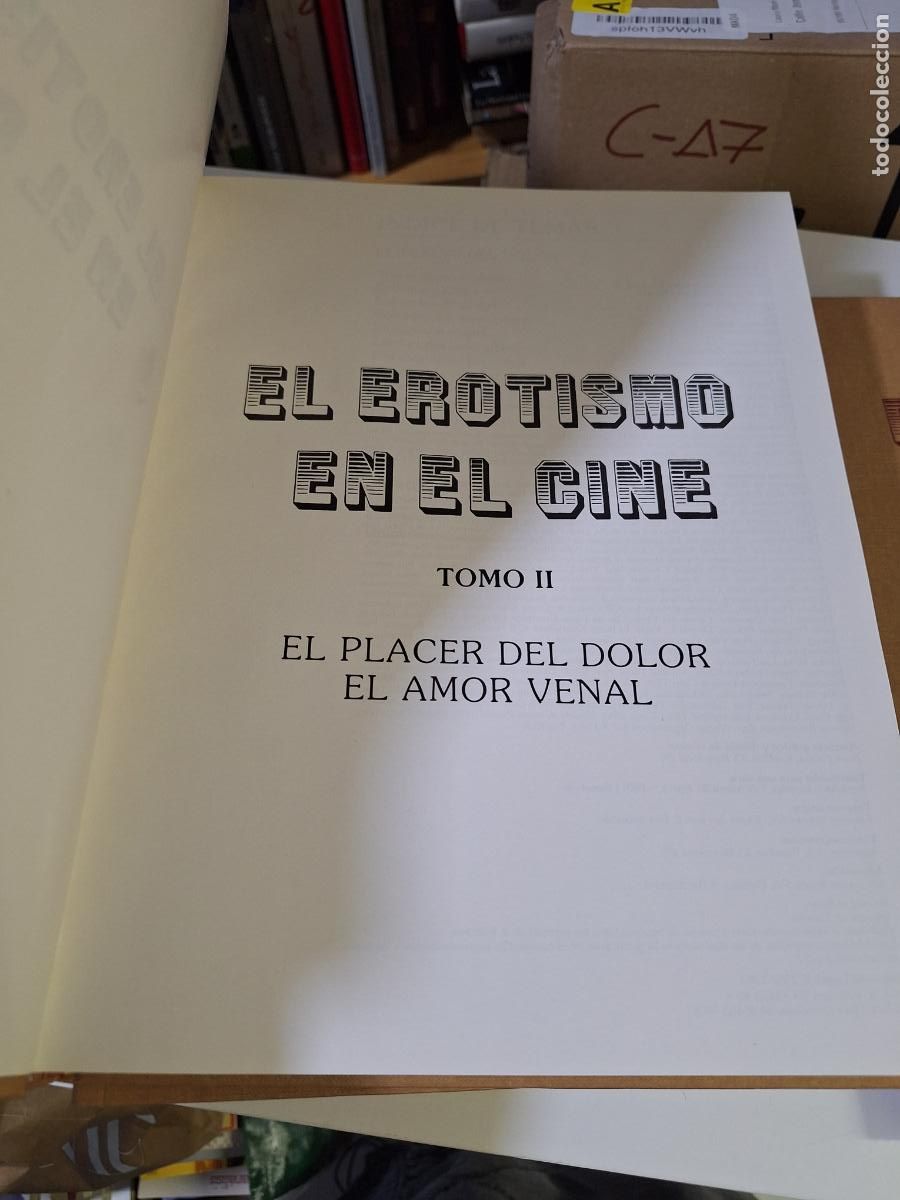 Libros de segunda mano: El erotismo en el cine - 4 tomos - Foto 5