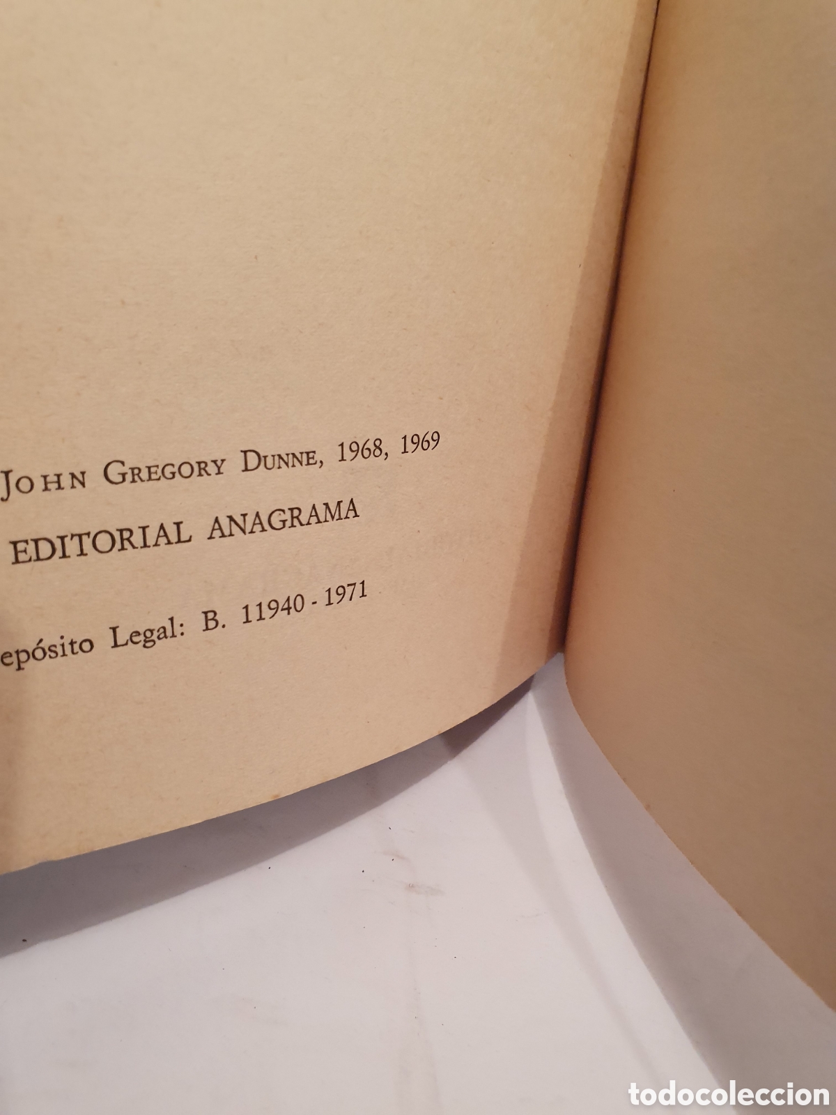 Libros de segunda mano: JOHN GREGORY DUNE. EL ESTUDIO. ANAGRAMA 1971. - Foto 4