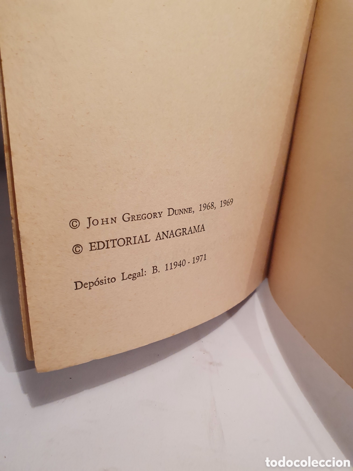 Libros de segunda mano: JOHN GREGORY DUNE. EL ESTUDIO. ANAGRAMA 1971. - Foto 5