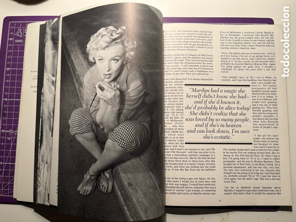 Libros de segunda mano: MARILYN LIVES! By Joel Oppenheimer - Foto 7