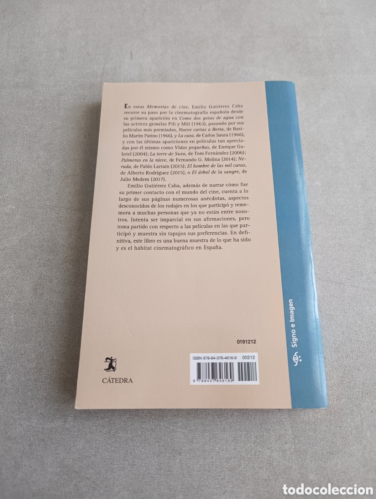 Libros de segunda mano: Memorias de cine. Emilio Guti&eacute;rrez Caba. - Foto 4