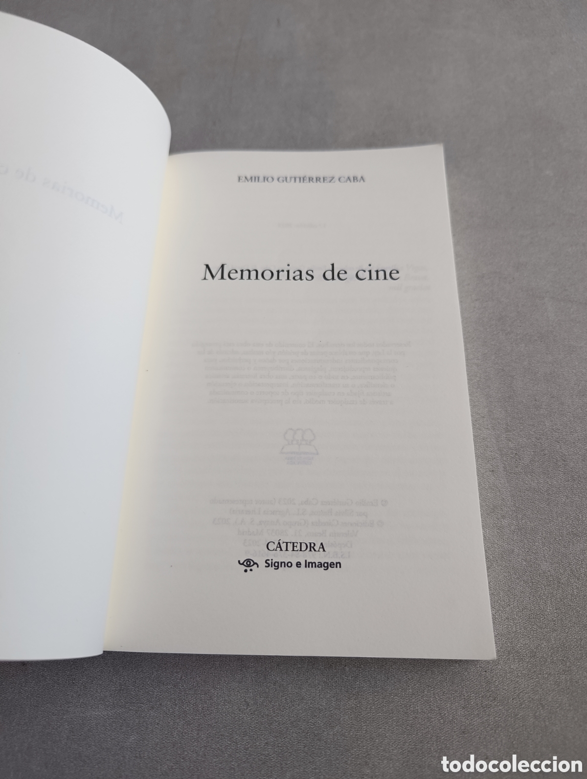 Libros de segunda mano: Memorias de cine. Emilio Guti&eacute;rrez Caba. - Foto 5