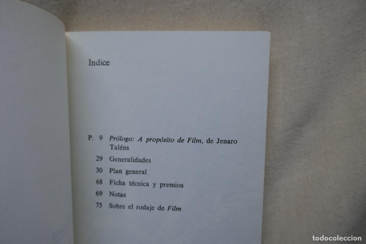Libros de segunda mano: Samuel Beckett . Film . Tusquets - Foto 3