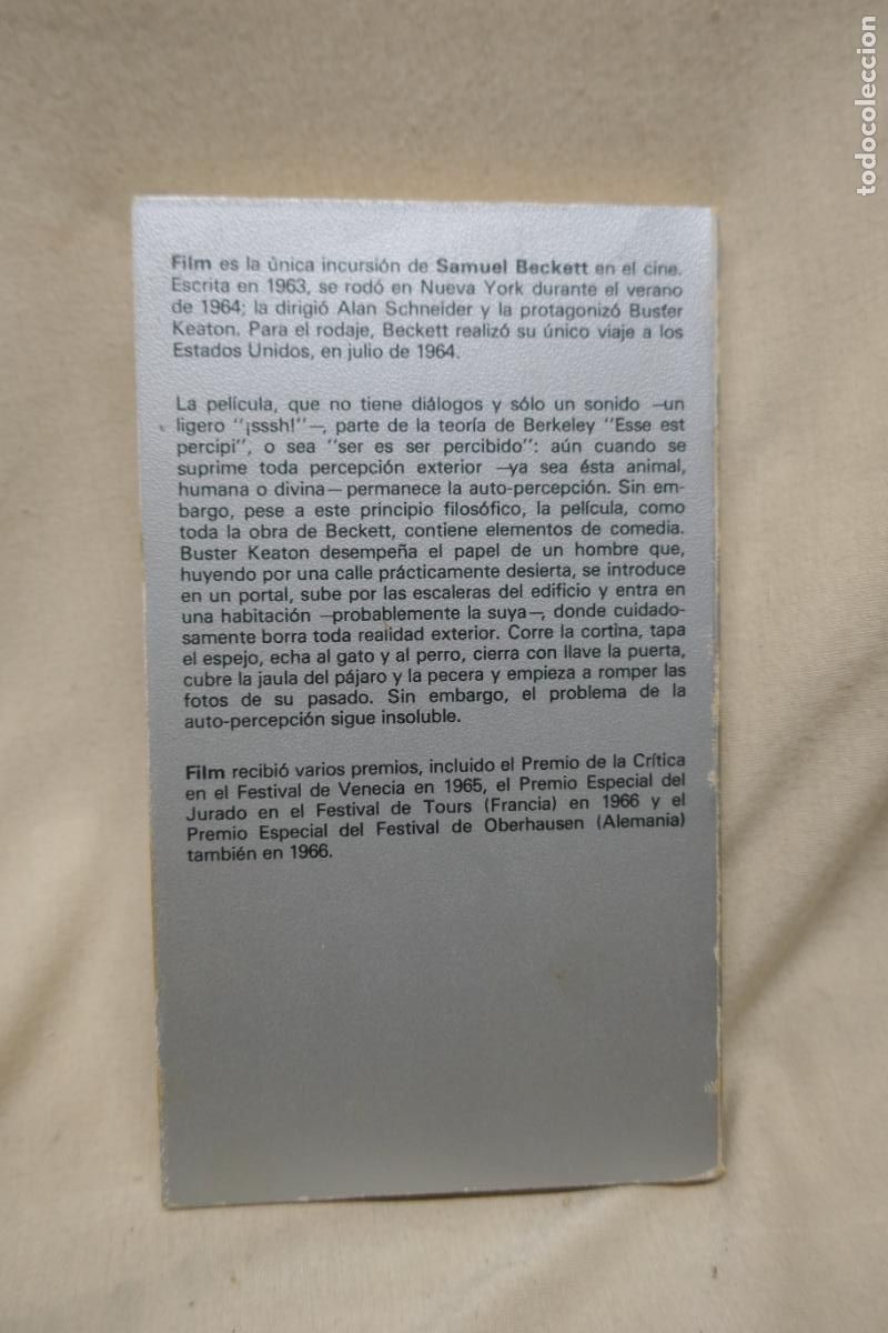 Libros de segunda mano: Samuel Beckett . Film . Tusquets - Foto 10