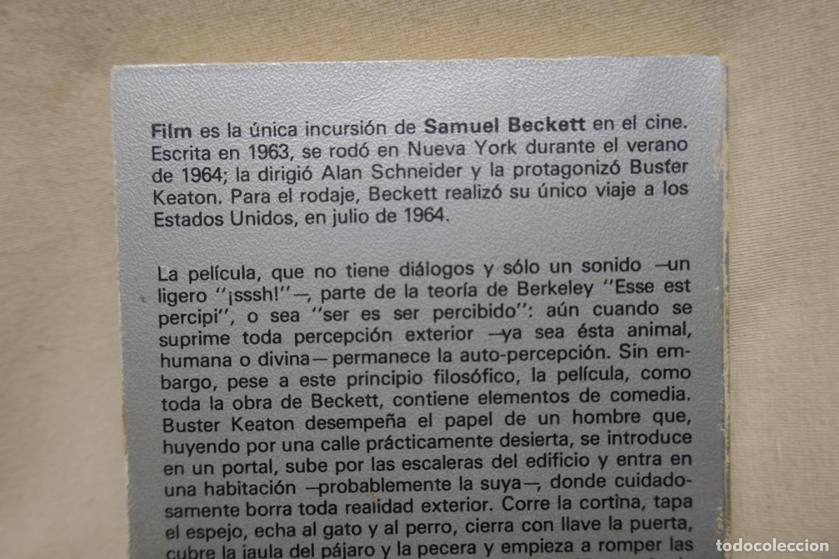 Libros de segunda mano: Samuel Beckett . Film . Tusquets - Foto 11