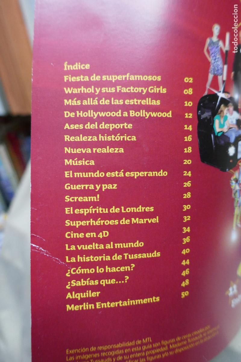 Libros de segunda mano: Revista del Museo Madame Tussauds - Foto 6