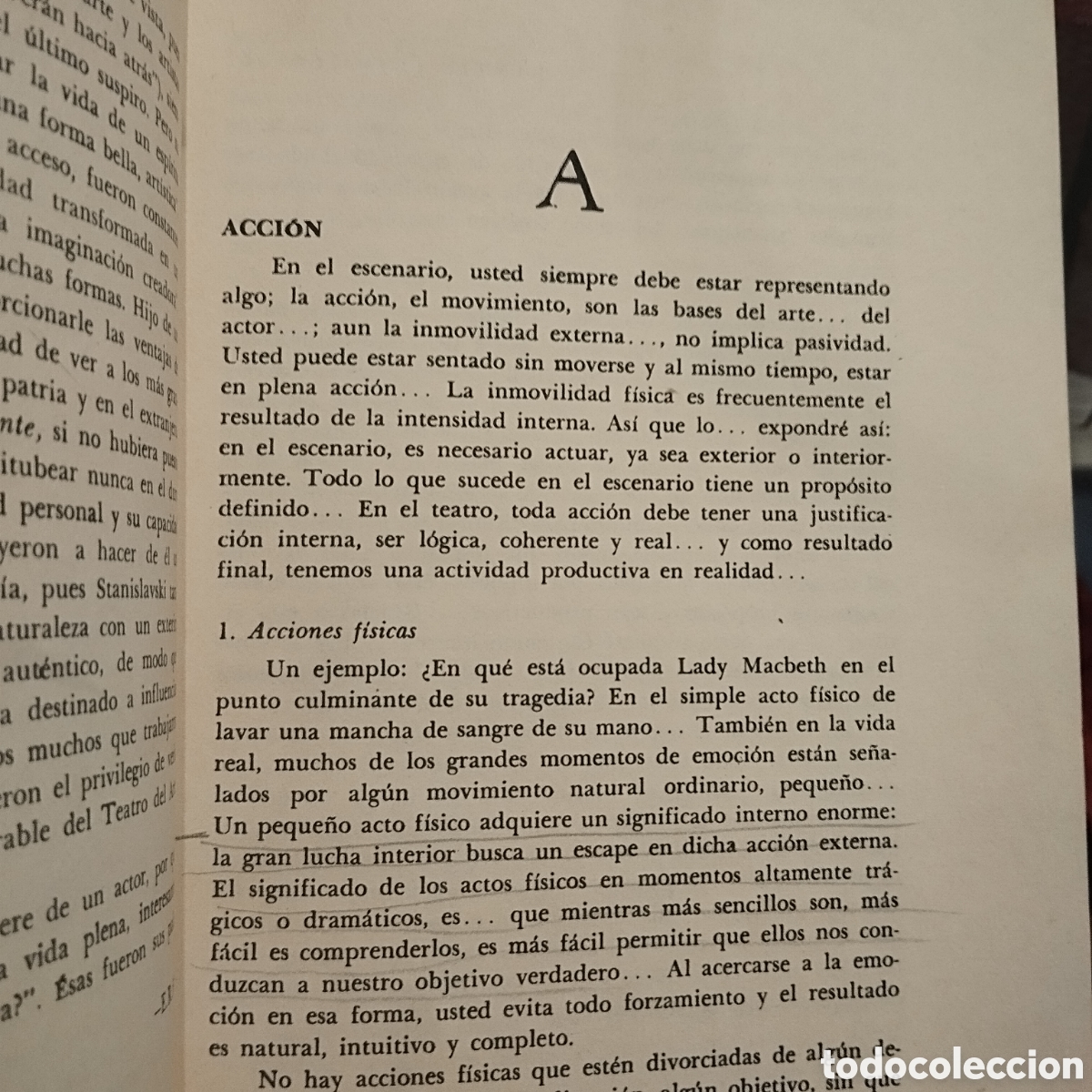 Libros de segunda mano: MANUAL del ACTOR. Constantin Stanislavski. Editorial Diana .1981 - Foto 16