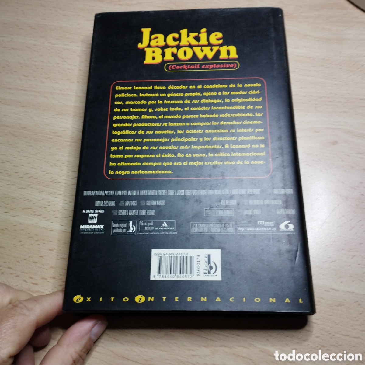 Libros de segunda mano: Jackie Brown. Elmore Leonard. 1994. Ediciones B .1&ordf; Edici&oacute;n - Foto 2