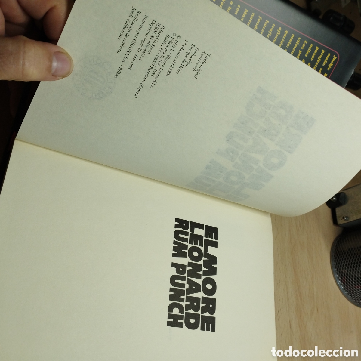 Libros de segunda mano: Jackie Brown. Elmore Leonard. 1994. Ediciones B .1&ordf; Edici&oacute;n - Foto 6