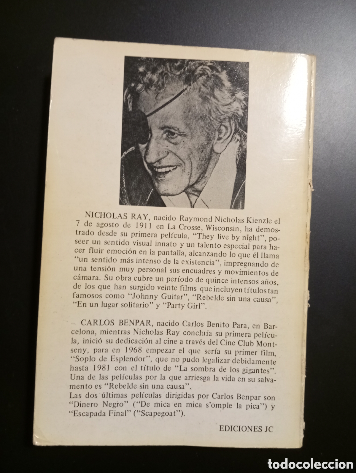 Libros de segunda mano: Nicholas Ray por Carlos Benpar ediciones JC - Foto 2