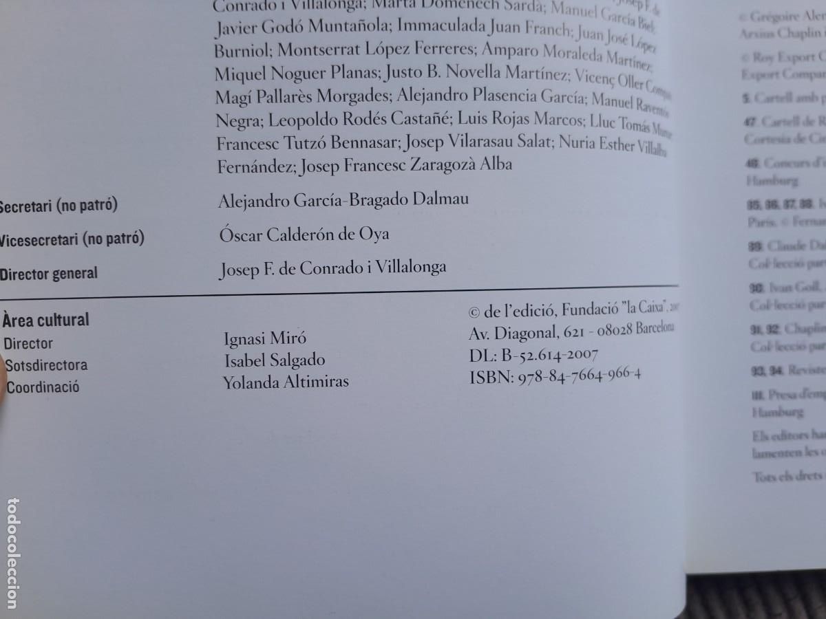 Libros de segunda mano: CHAPLIN EN IMATGES . FUNDACION LA CAIXA 2007 - Foto 7