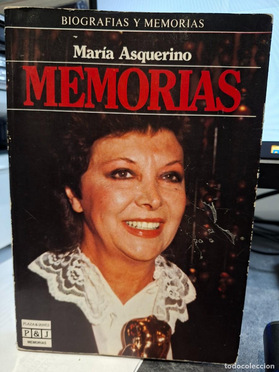 Libros de segunda mano: MARIA ASQUERINO - MEMORIAS - PLAZA Y JANES 3&ordf; EDICION 1987 TAPA BLANDA - LC1