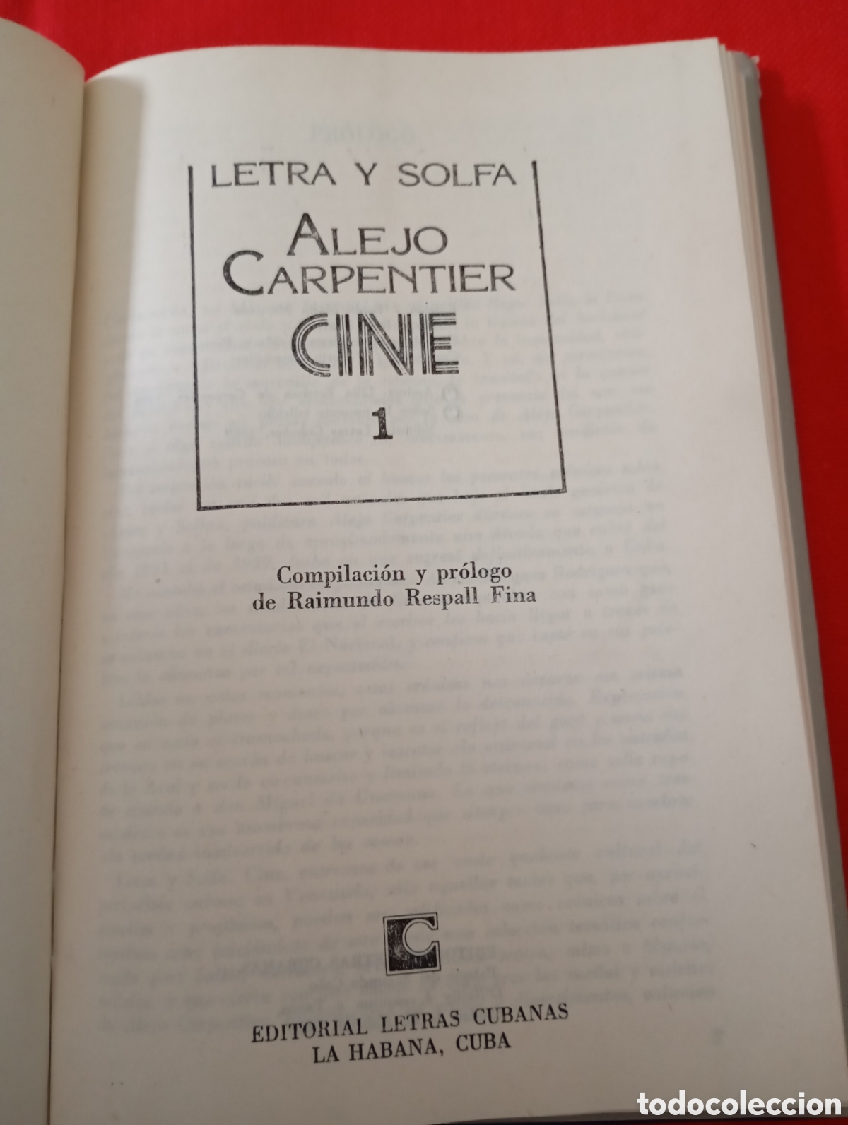 Libros de segunda mano: Letra y solfa Alejo Carpentier Cine - Foto 4