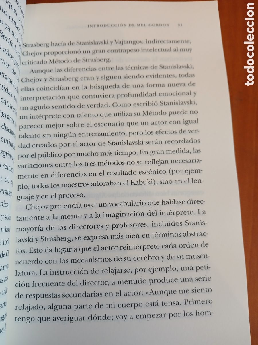 Libros de segunda mano: Lecciones para el actor profesional. Michael Chejov. - Foto 6