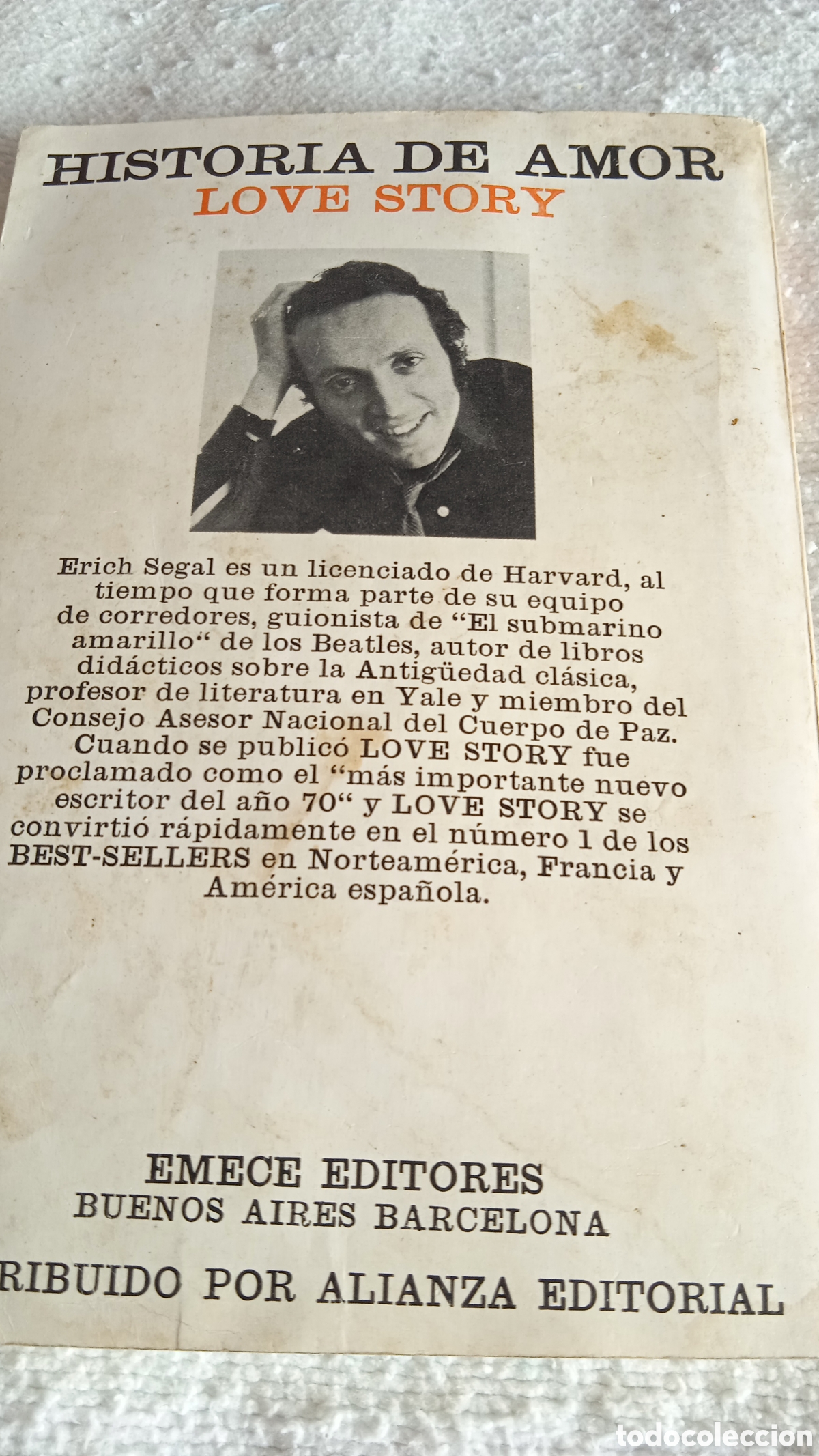 Libros de segunda mano: Libro Love Story Erich Segal - Foto 2
