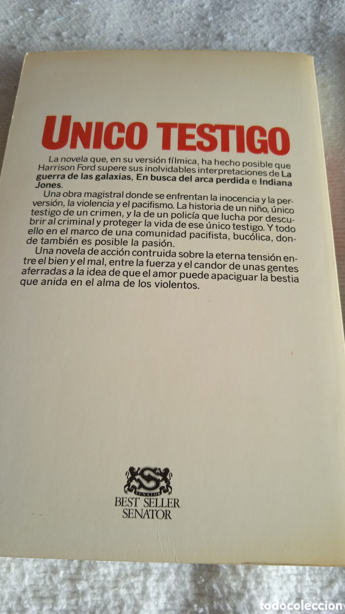 Libros de segunda mano: Libro Unico Testigo Cine - Foto 2