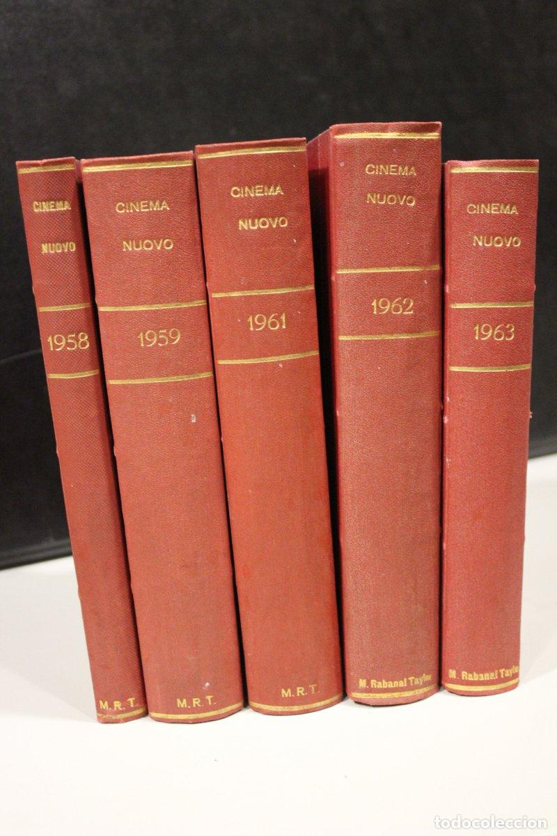 Second hand books: Cinema nuovo. N&uacute;meros 134-142, 149-166.- 5 tomos.- A&ntilde;os 1958-1963. - Vv.aa.