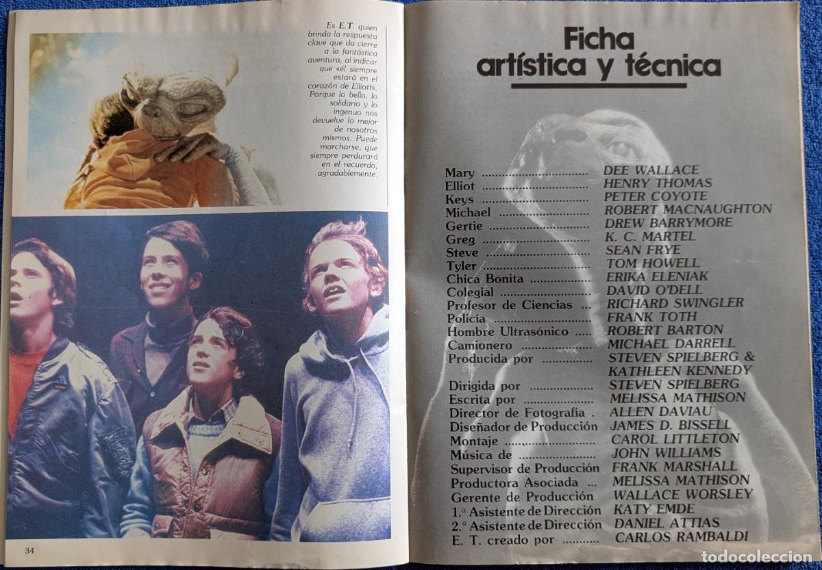 Libros de segunda mano: ET, el Extraterrestre - Dossier Gr&aacute;fico Oficial - Ediciones GERSA (1982) - Foto 5