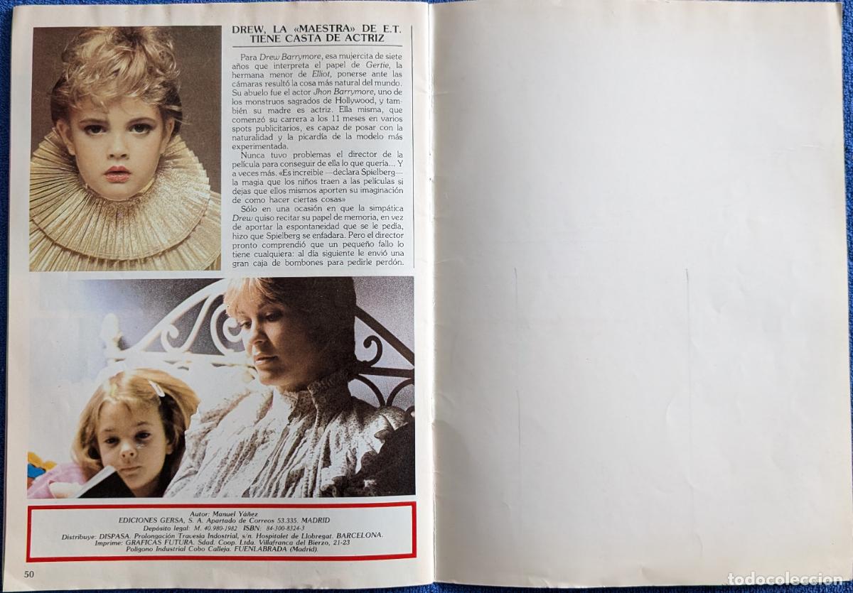 Libros de segunda mano: ET, el Extraterrestre - Dossier Gr&aacute;fico Oficial - Ediciones GERSA (1982) - Foto 8