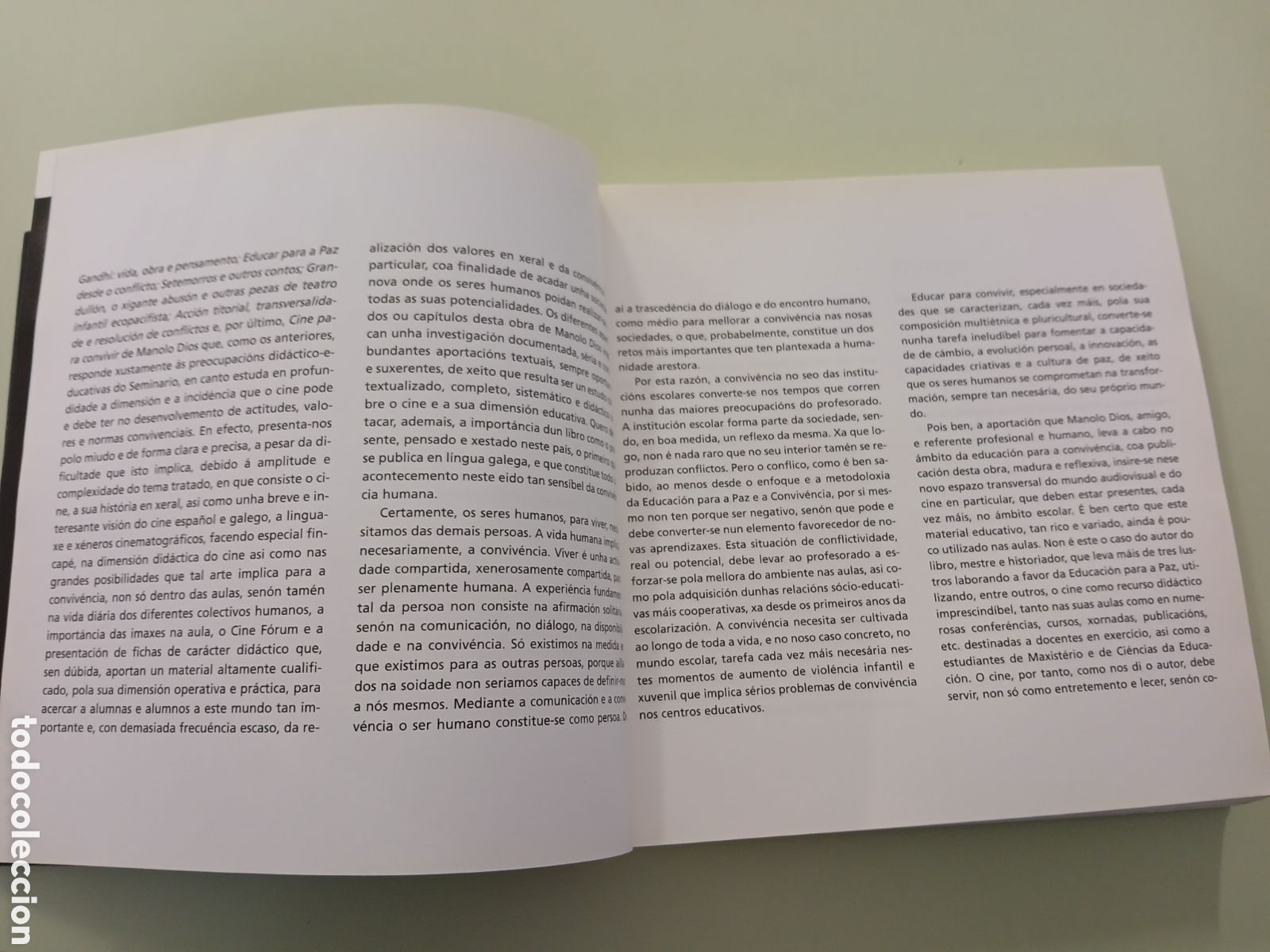 Libros de segunda mano: Cine para convivir. Manuel Dios Diz. GALICIA. - Foto 7