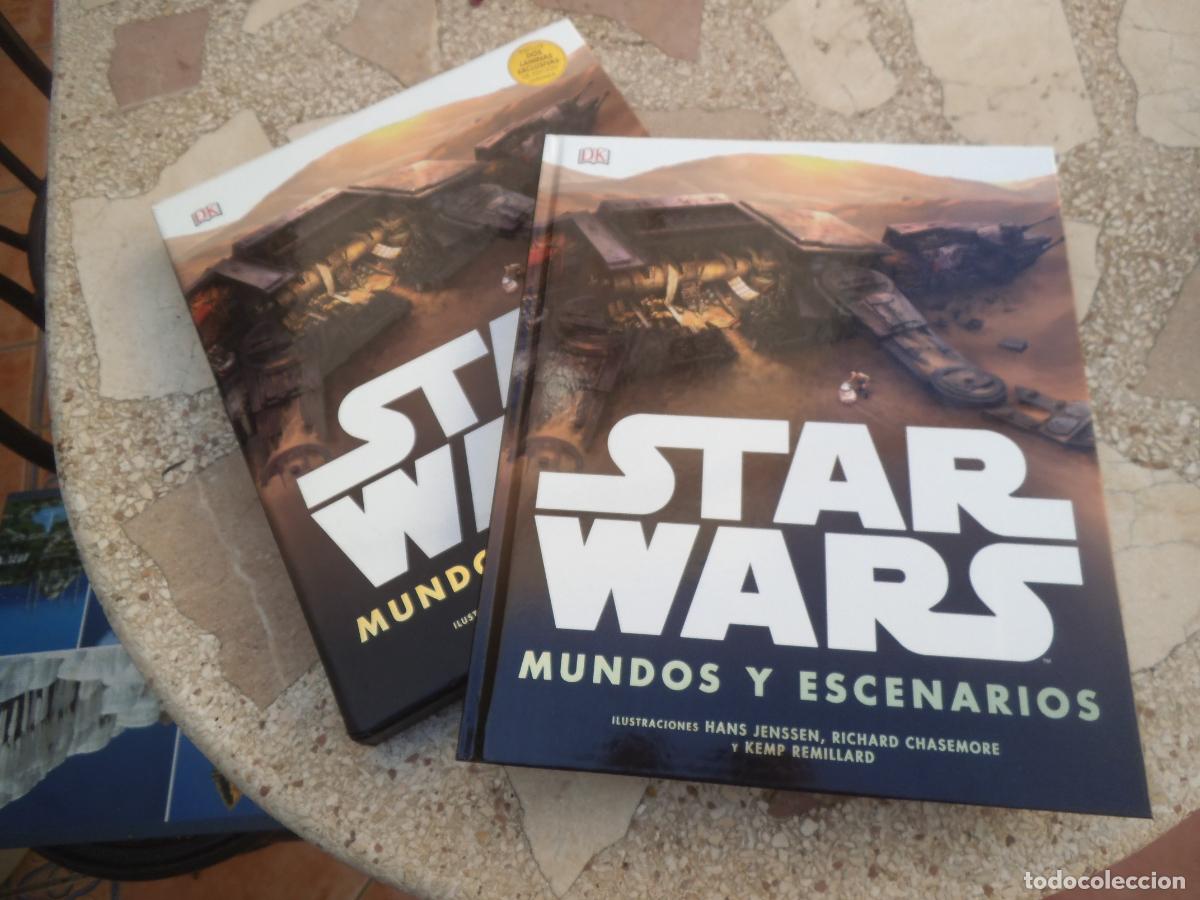 Libros de segunda mano: libro,star wars, mundos y escenarios, dk, incluye dos laminas, guia actualizada y ampliada,