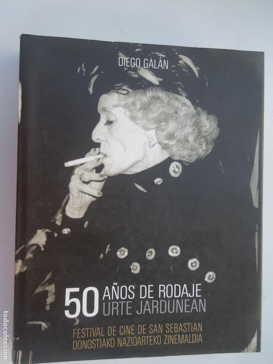 Libros de segunda mano: 50 A&Ntilde;OS DE RODAJE - URTE JARDUNEAN - DIEGO GALAN - 2002 GRAFICAS ZUBI -FESTIVAL DE CINE DE SANSEBAST