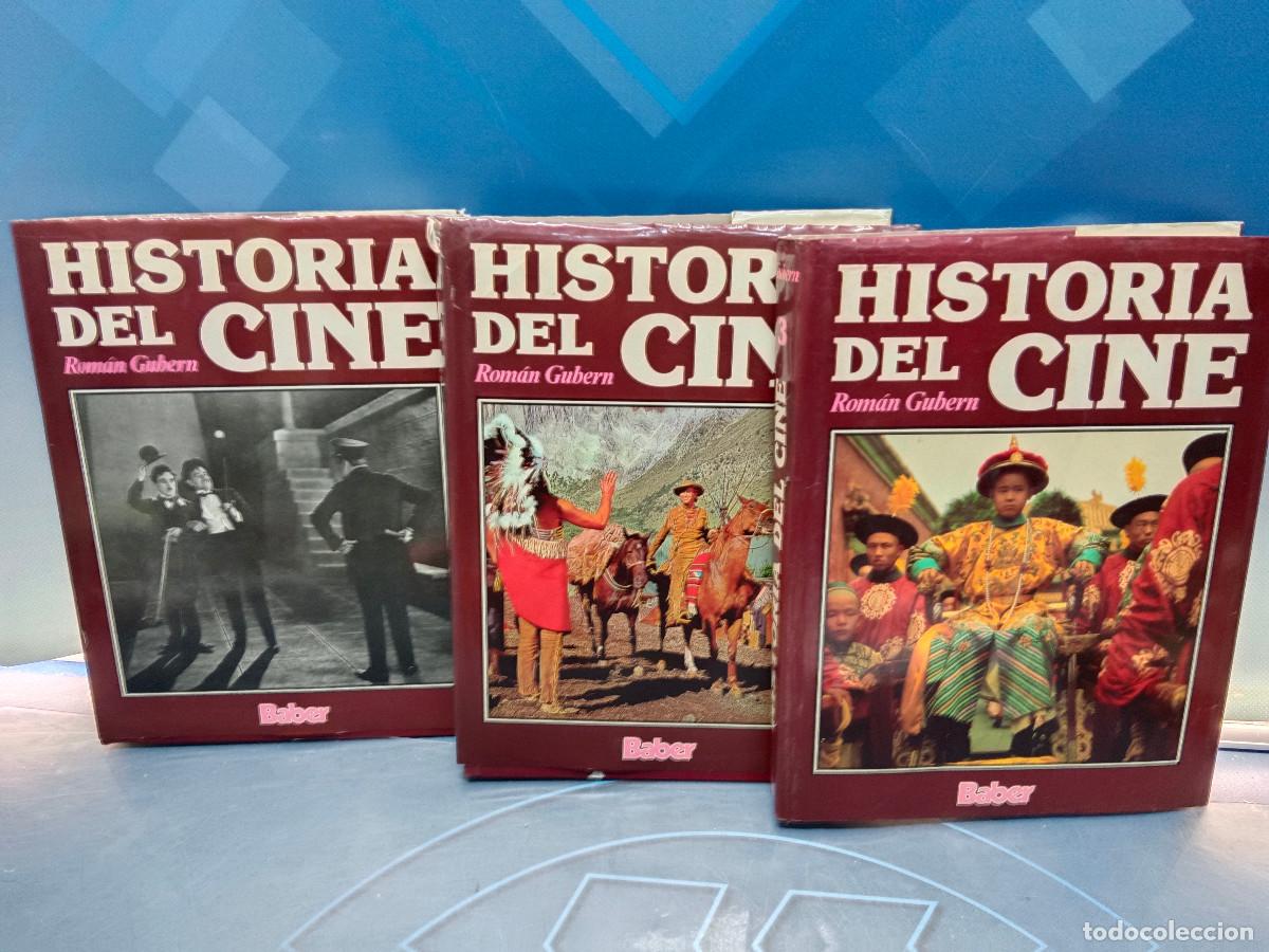 Libros de segunda mano: 3 tomos - HISTORIA DEL CINE - Por Rom&aacute;n Gubern - Baber, a&ntilde;o 1988