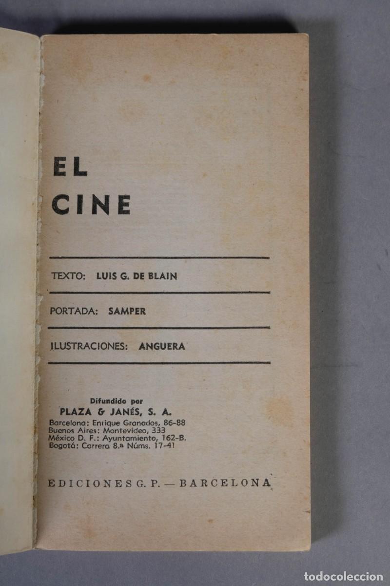 Libros de segunda mano: EL CINE - LUIS G.DE BLAIN - EDICIONES G.P, 1962 - Foto 5