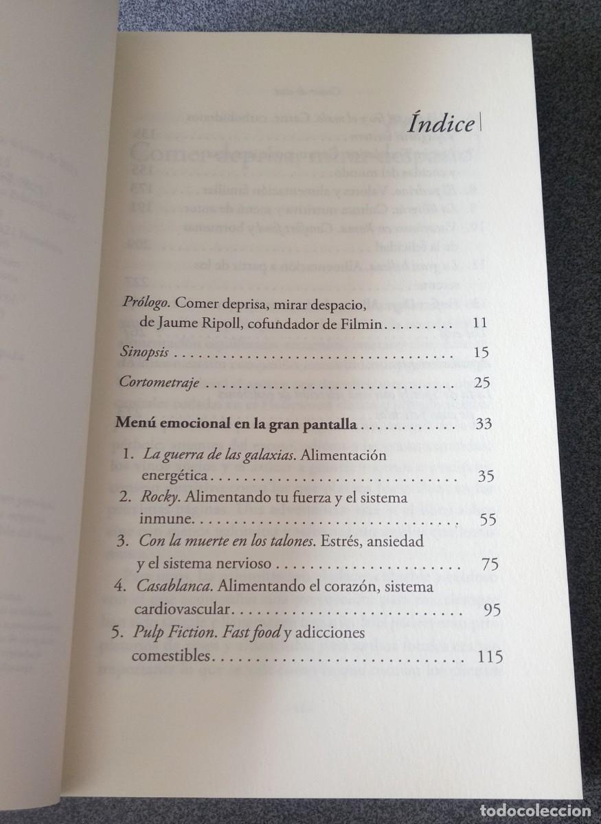 Libros de segunda mano: Comer De Cine Josep Pont - Foto 5