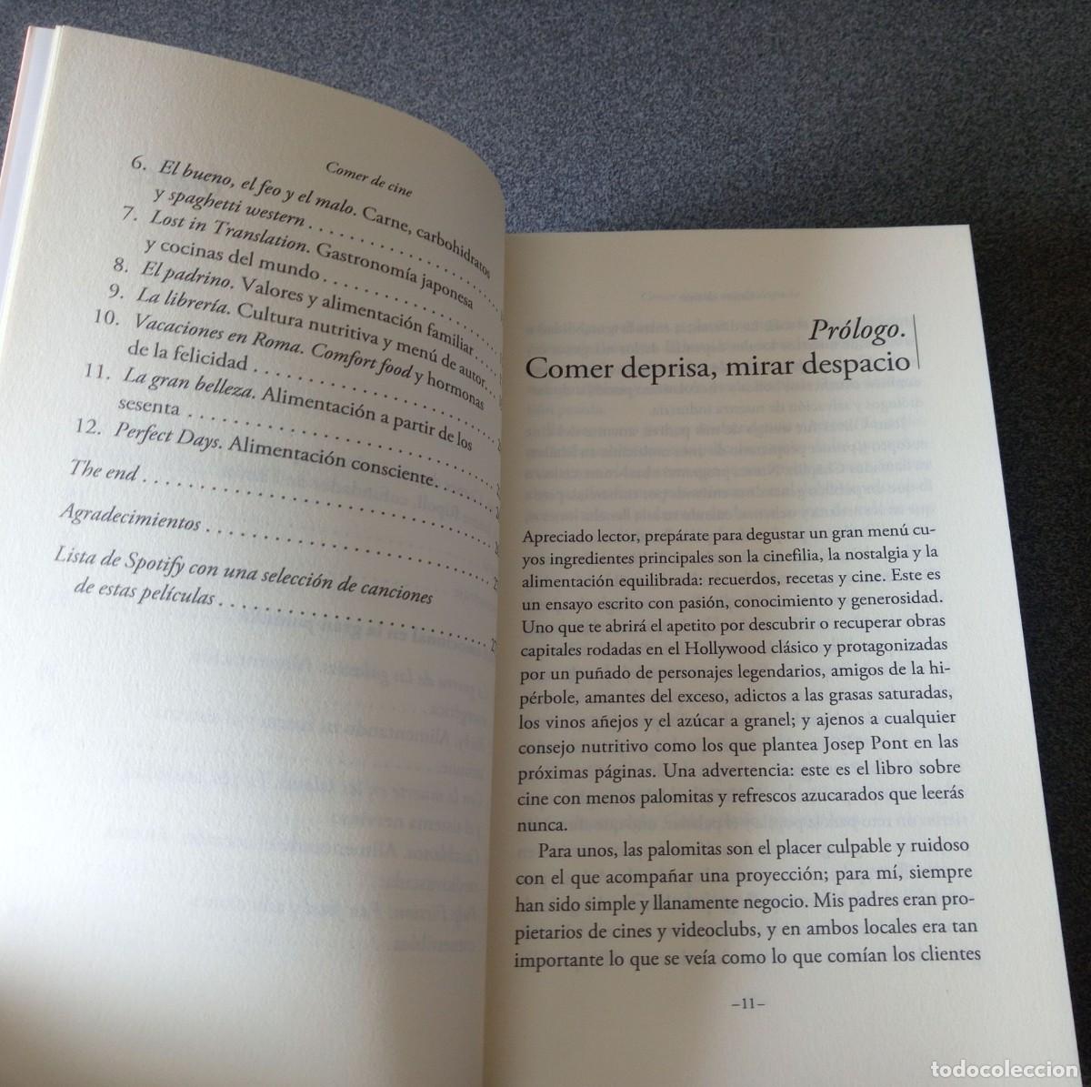 Libros de segunda mano: Comer De Cine Josep Pont - Foto 6